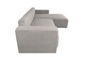 Coltar extensibil reversibil Verona Ambiance Reyat Gri